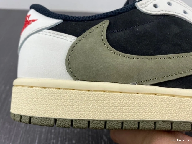Rep Retro Jordan Travis OG x Scott Jordan Low Air Air 1 Olive DZ4137-106 0618